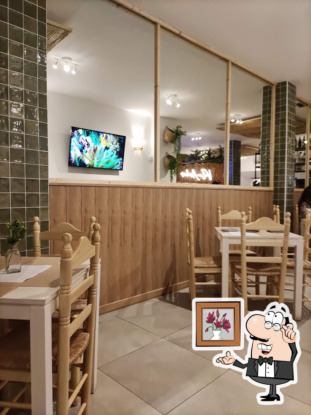 Pulpo a la brasa con alioli de azafrán