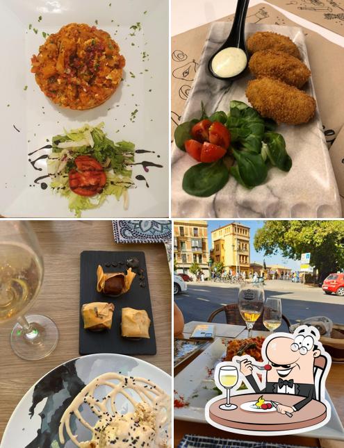 Risotto de setas de temporada con trufa